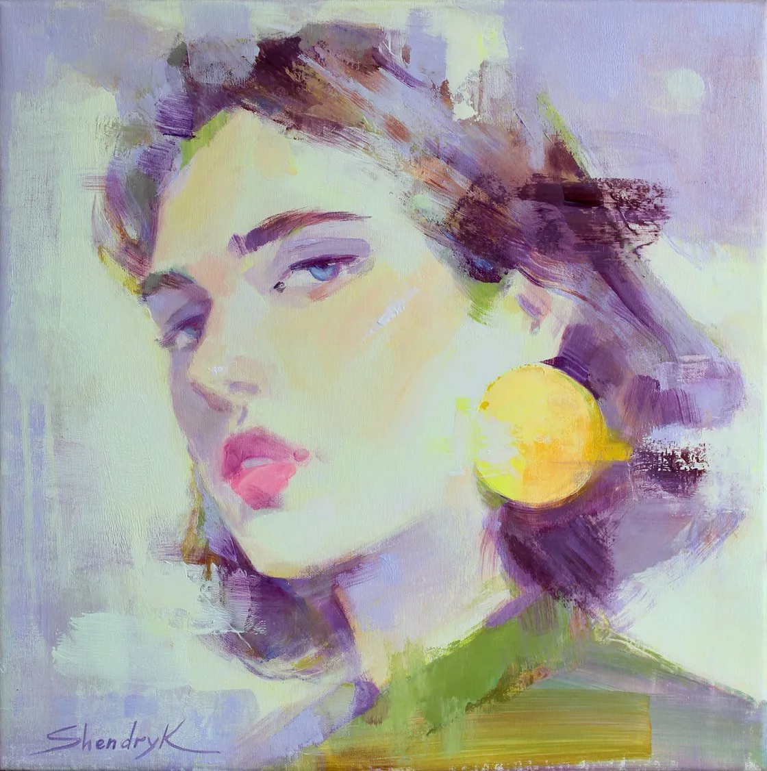 Image of The Light I Hold by Tetiana Shendryk, made of oil on canvas, Painting medium, priced at Price on request