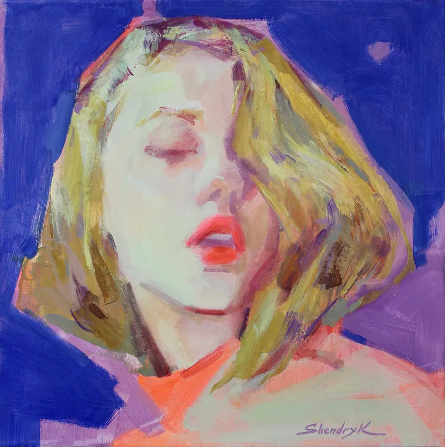Image of Softrise by Tetiana Shendryk, size: 50 × 50 × 2 cm, made of acrylic on anvas, Painting medium, priced at $400