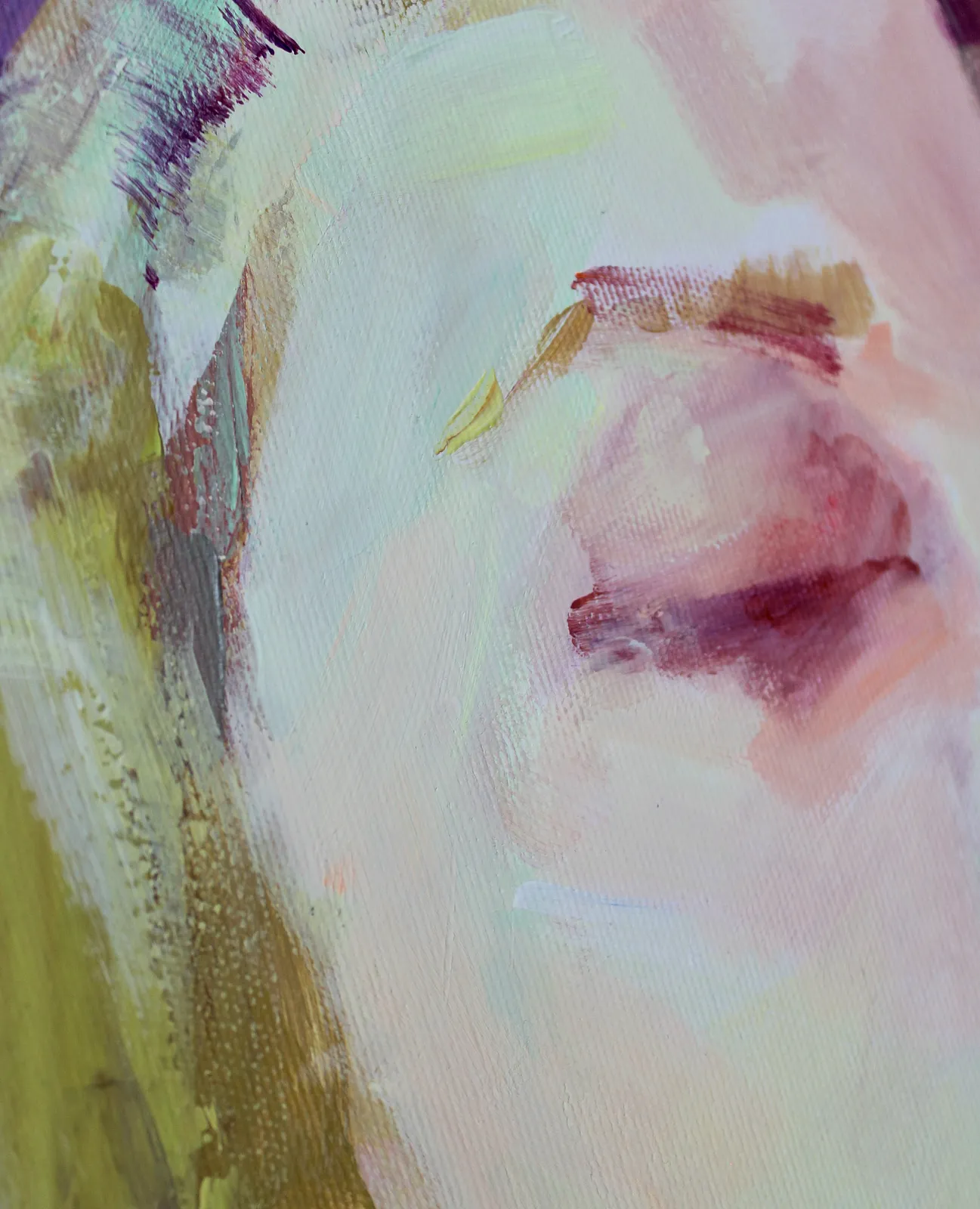 Image of Softrise by Tetiana Shendryk, size: 50 × 50 × 2 cm, made of acrylic on anvas, Painting medium, priced at $400 Photo 2 of 4.