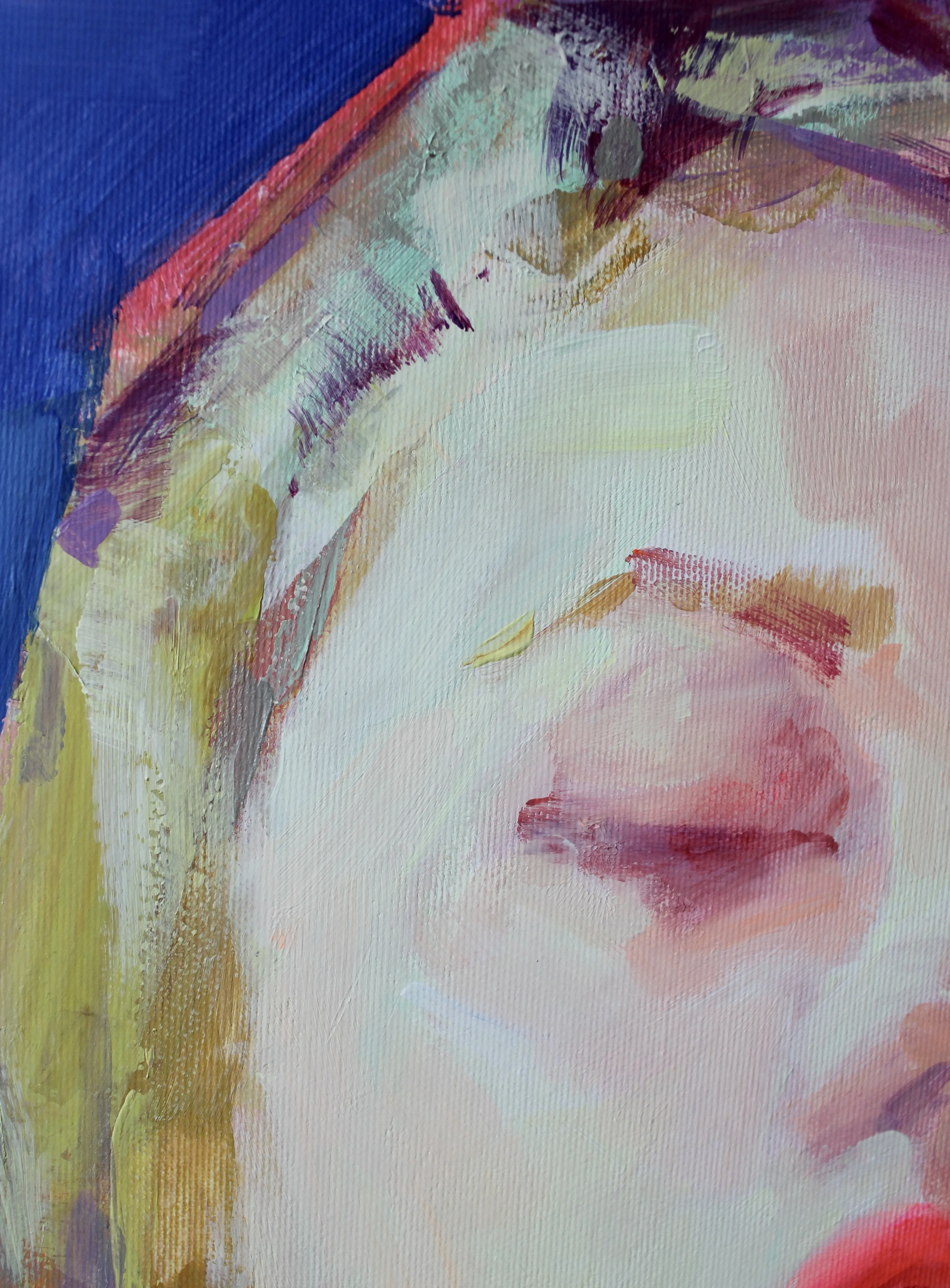 Image of Softrise by Tetiana Shendryk, size: 50 × 50 × 2 cm, made of acrylic on anvas, Painting medium, priced at $400 Photo 3 of 4.