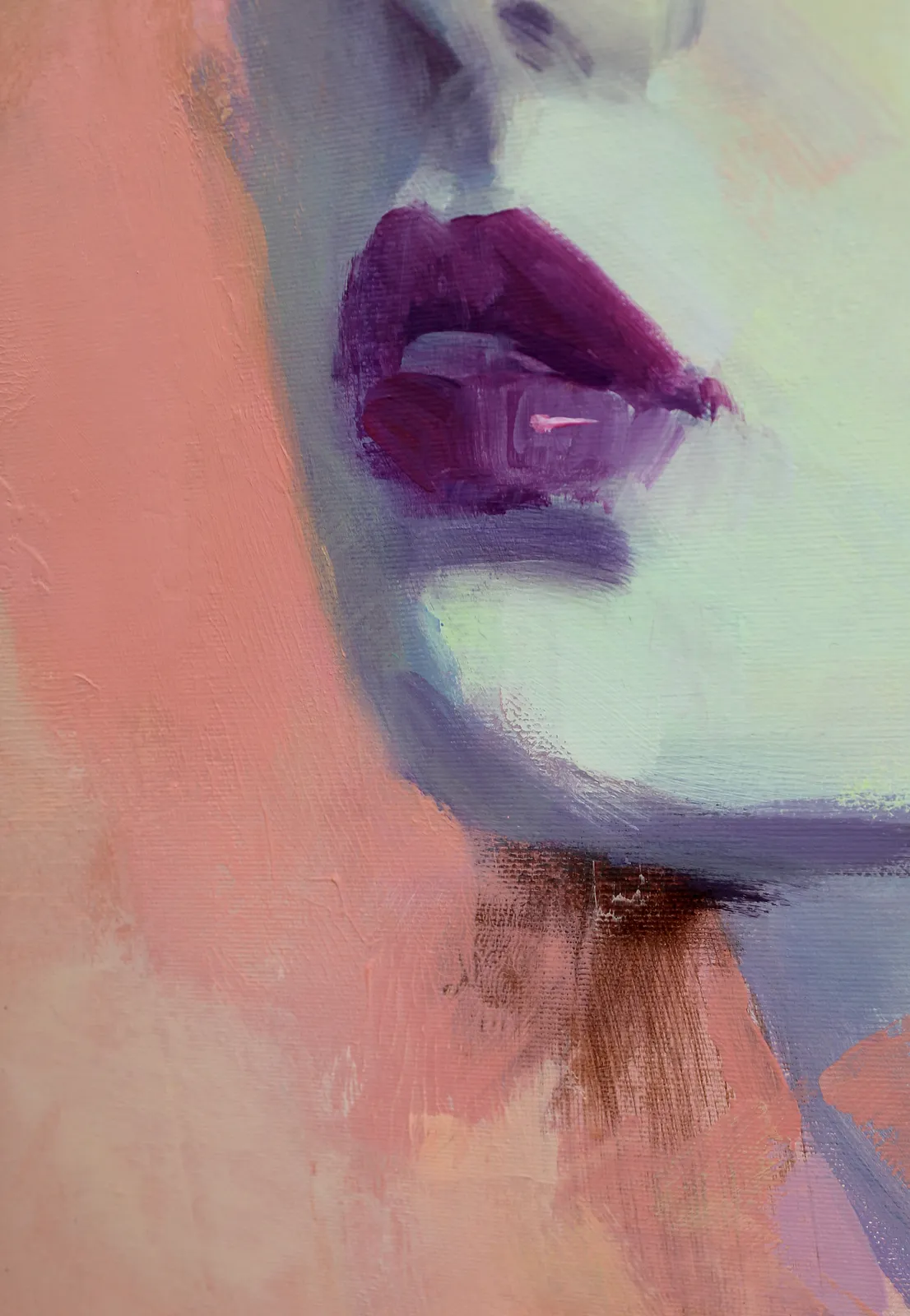 Image of Scent of Memory by Tetiana Shendryk, size: 75 × 75 cm, made of acrylic on canvas, Painting medium, priced at $800 Photo 2 of 4.