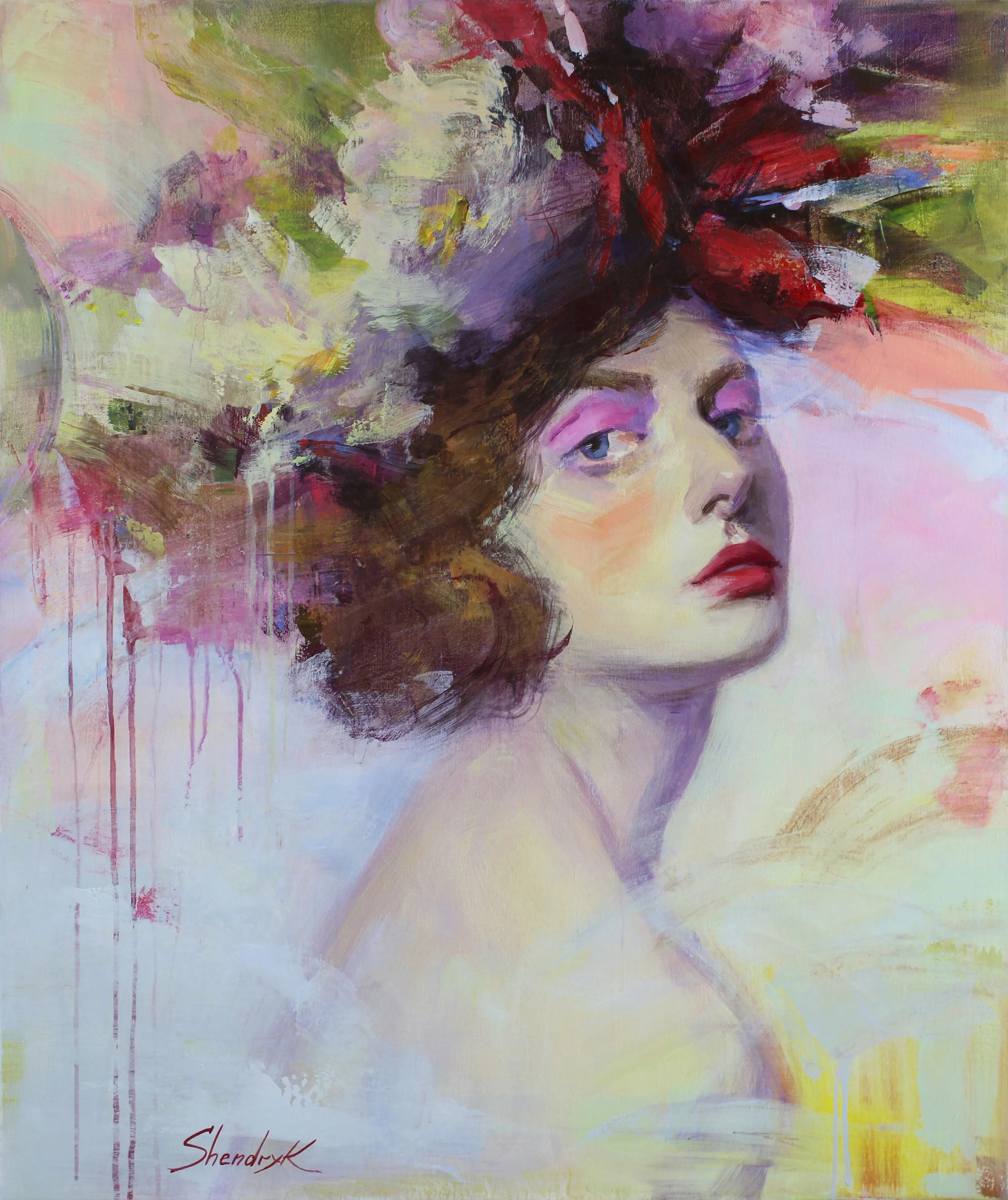Image of Inner power by Tetiana Shendryk, size: 75 × 90 cm, made of Acrylic on Canvas, Painting medium, priced at $800