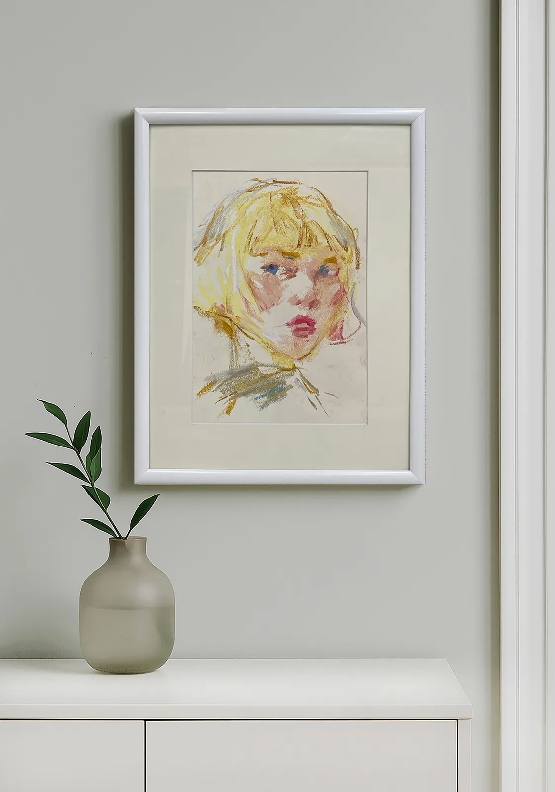 Image of Sunny by Tetiana Shendryk, size: 30 x 40 cm, made of oil pastel on paper, Drawing medium, priced at $100 Photo 1 of 2.