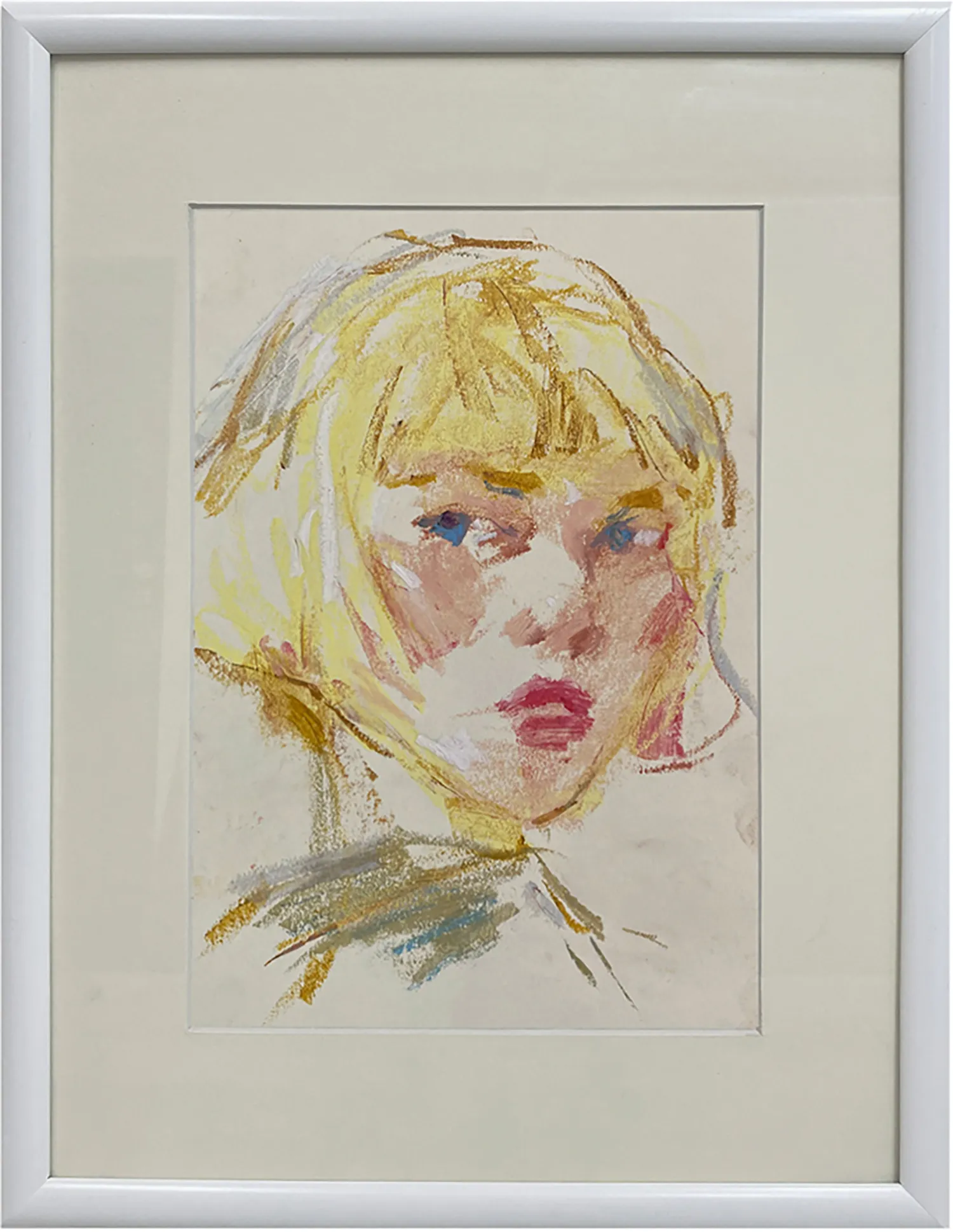 Image of Sunny by Tetiana Shendryk, size: 30 x 40 cm, made of oil pastel on paper, Drawing medium, priced at $100 Photo 2 of 2.
